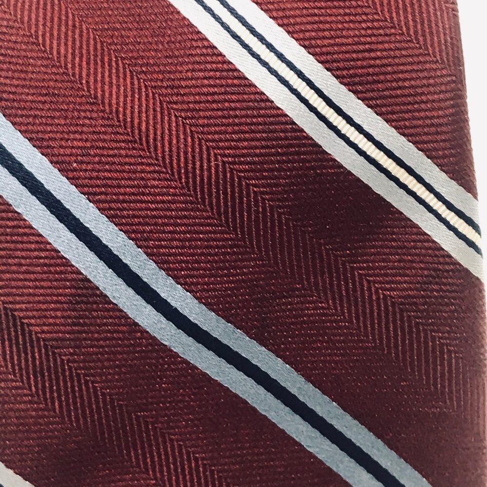 Joseph Abboud Regimental Pattern Tie - image 1